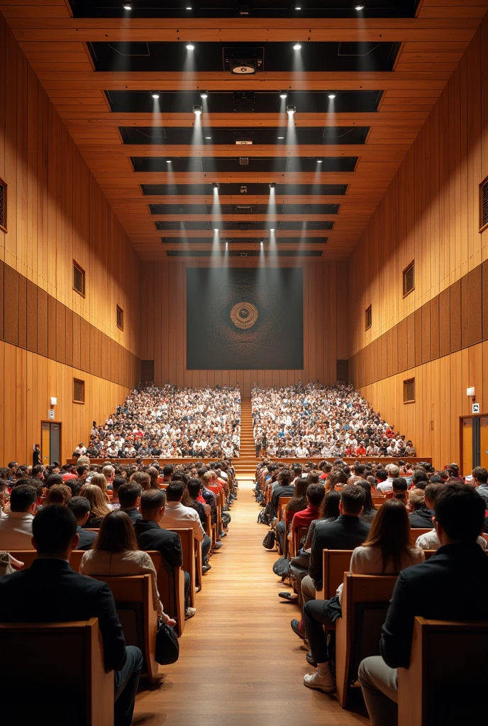 Create a capacity of 1000 people with seats