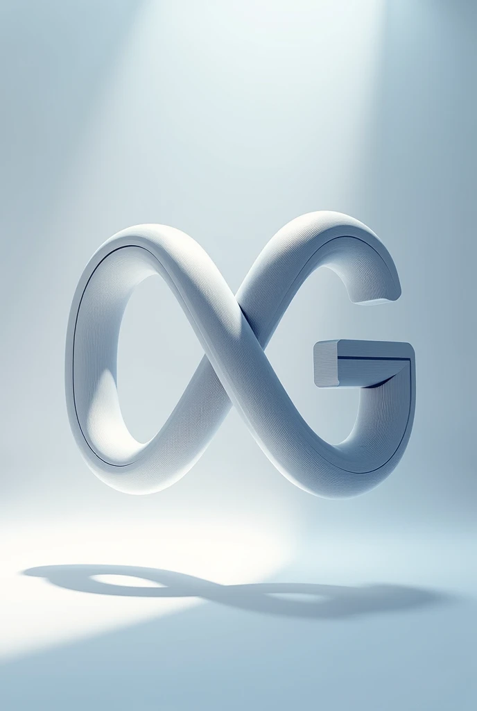A fusion between the letter r and the g with the infinity symbol