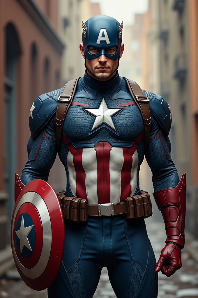 Make Captain America with a big bulge between his legs 