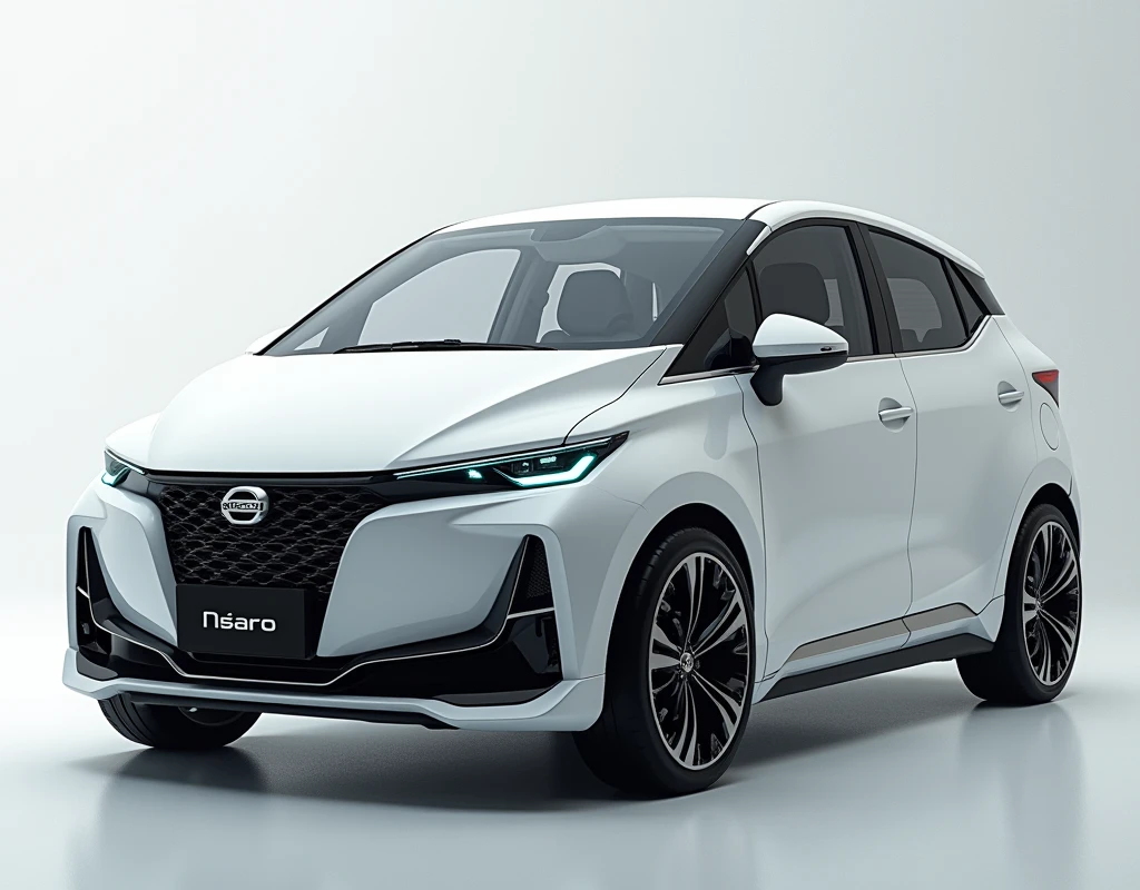Hijaro Insuo, Hatchback, 2024, white coloured, futuristic design,