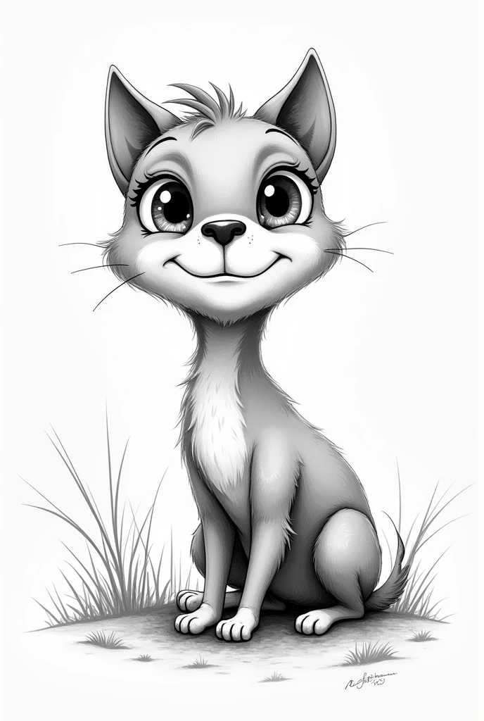 drawning, animal, black andwhite