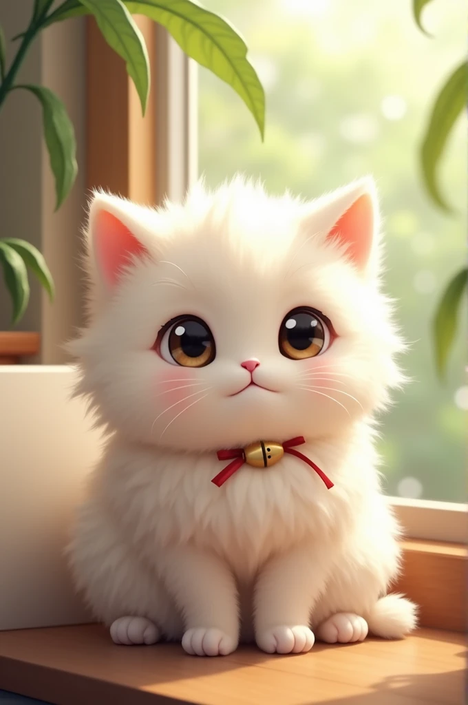 fluffy cat
