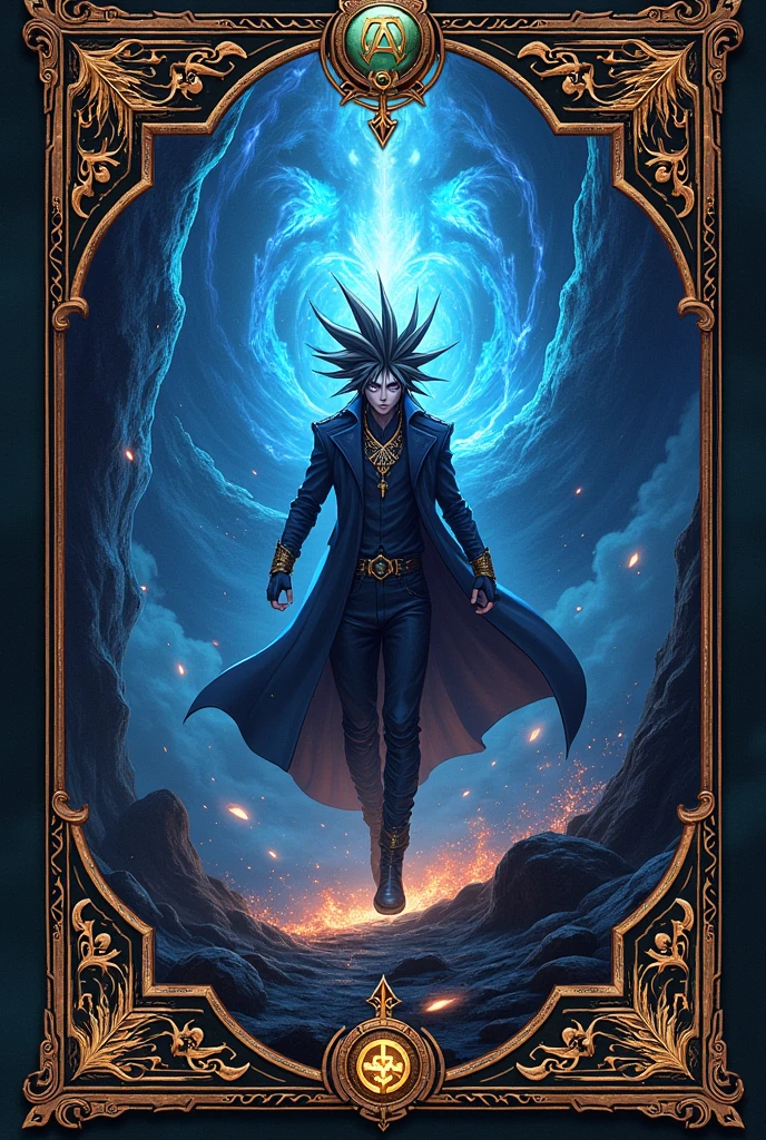 Yu gi oh looking playing card