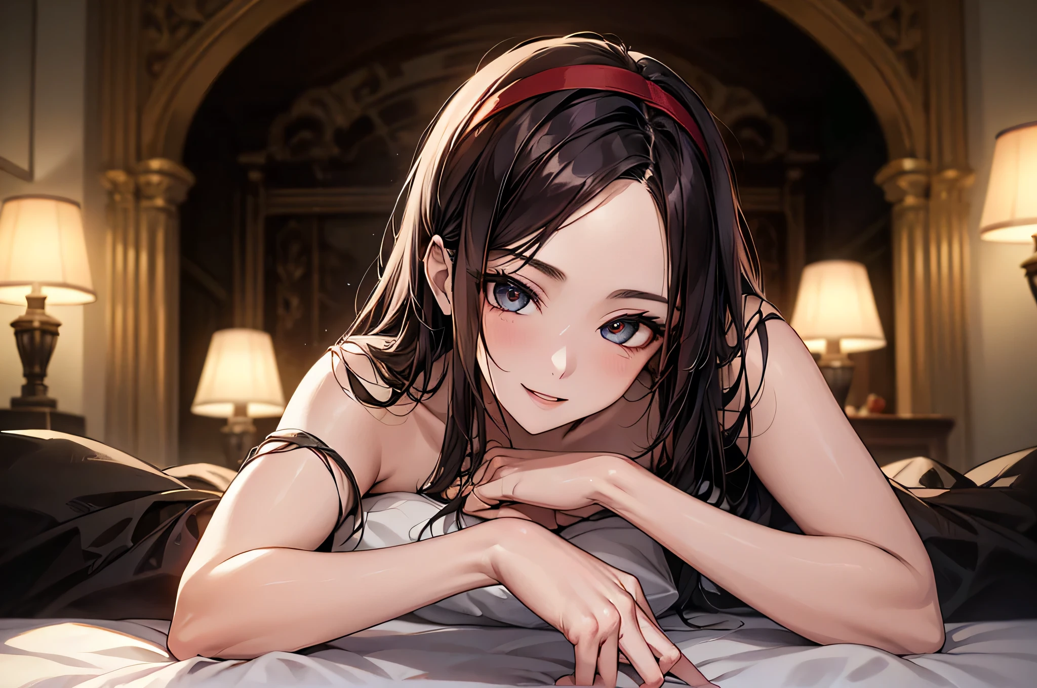 (((masterpiece))), (((best quality))), ((ultra-detailed)), (highly detailed CG illustration), Boa Hancock, (nsfw:1.5), (masterpiece:1.5), Detailed Photo, Sexy, (Best Quality: 1.4), (1girl), Beautiful Face, (Black Hair, long Hair: 1.3), Beautiful Hairstyle, beautiful detail eyes, (realistic skin), beautiful skin, absurd, attractive, ultra high resolution, high definition, (sexually aroused:1.5), Pinkish white skin, cool white light, sexy pose, Beautiful , white background, pink soft white light, Wear a white tank top, (bukkake:1.8), (zombie girl:1.6), (breeding:1.6), (cute dead girl:1.5), (deadly eyes:1.8), (Eyes without sparkle1.7), pale skin, dead body, no life, (lifeless:1.5), (Wounds on the body:1.6), (dribbling:1.5), (red blood on body:1.3), (Bruise on the body:1.4), (lying on bed:1.5), 