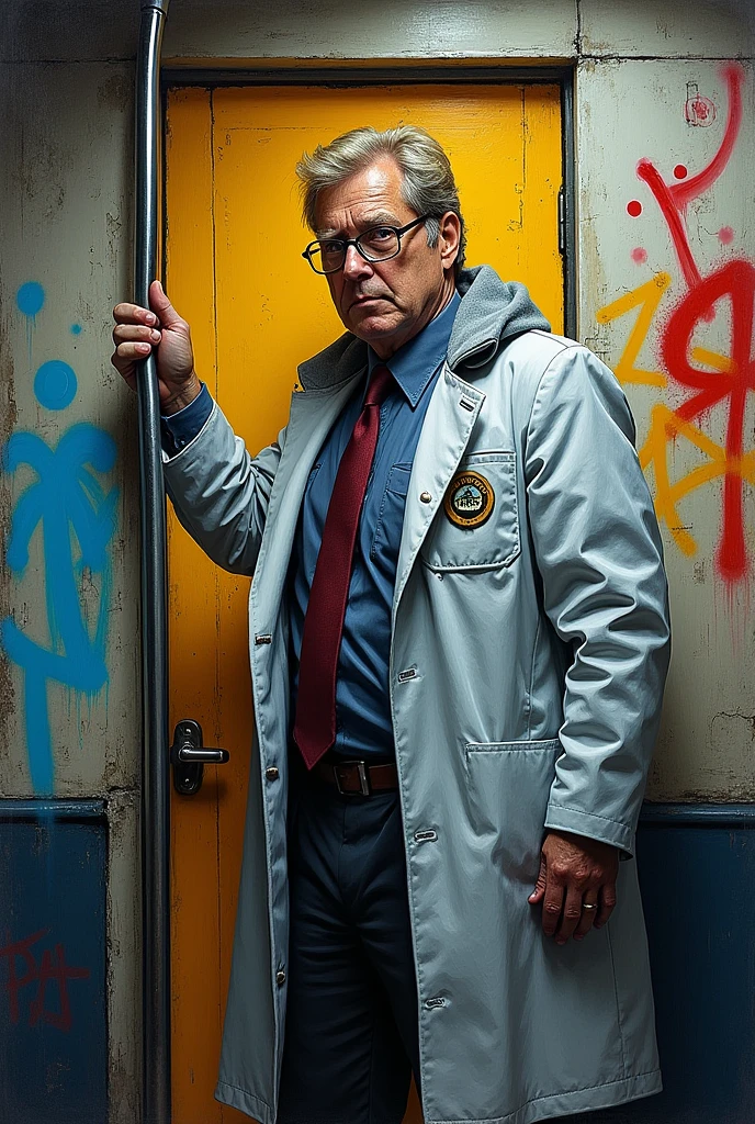 Graffiti on wall or train Doctor Smoe Underground King