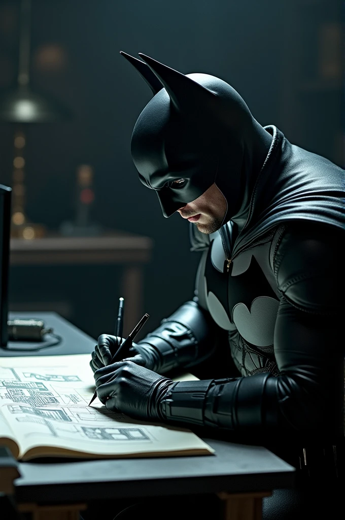 Batman begins drawing