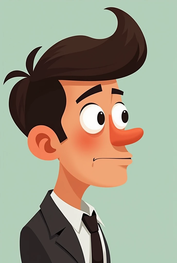 a fiction face cartoon profile picture