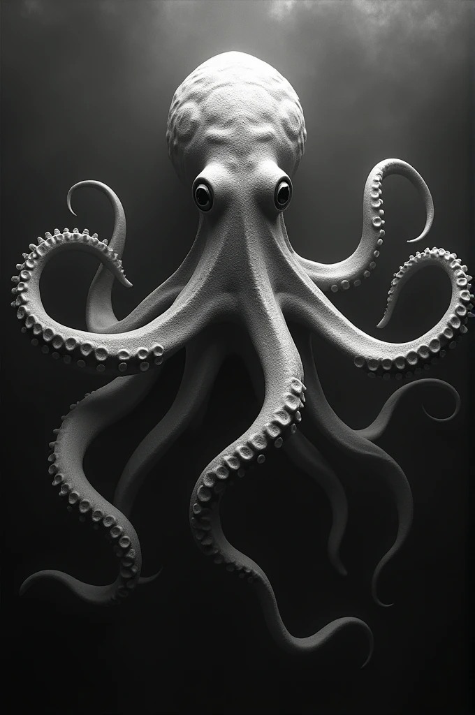 Octopus in grayscale