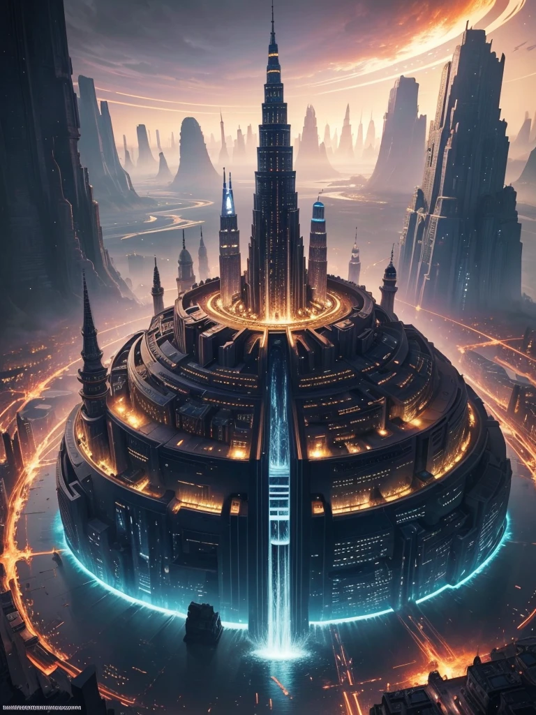 Best Quality，8k，Huge underground city，Underground Labyrinth，mysterious，Multidimensional，A world beyond imagination，Different dimension，romantic，High Dimension，Fantasy，Different space，Nature，romantic，A world beyond imagination，Dream world，Skyscrapers，Huge river，masterpiece，最高masterpiece，perfection，