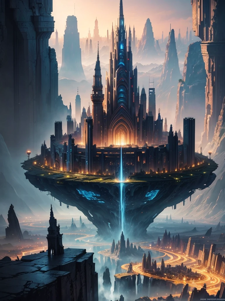 Best Quality，8k，Huge underground city，Underground Labyrinth，mysterious，Multidimensional，A world beyond imagination，Different dimension，romantic，High Dimension，Fantasy，Different space，Nature，romantic，A world beyond imagination，Dream world，Skyscrapers，Huge river，masterpiece，最高masterpiece，perfection，