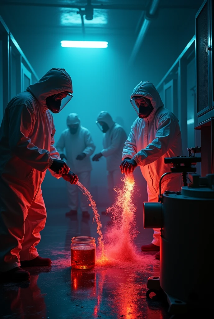 biological weapons red blue yellow