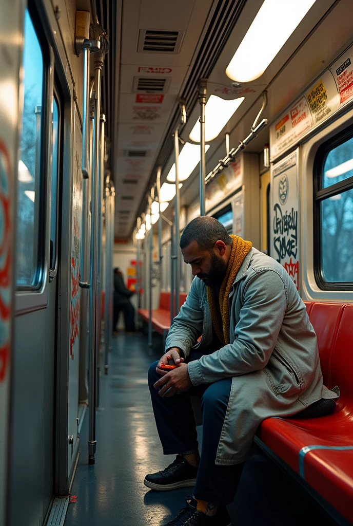 write Dr. SMOE Underground King in Graffiti on Train