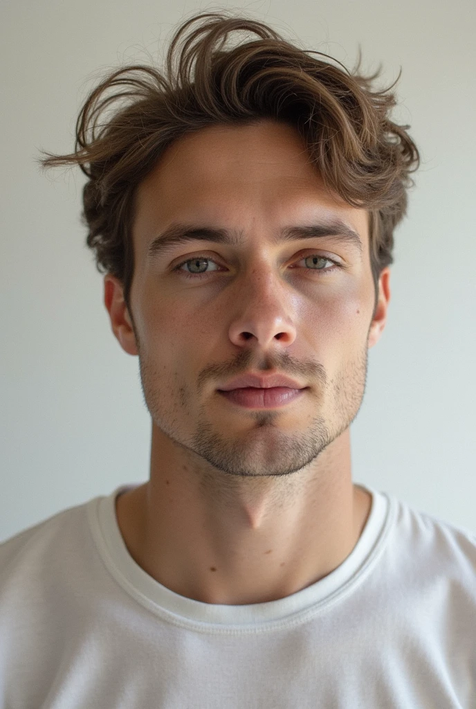 ID size photo, white young man