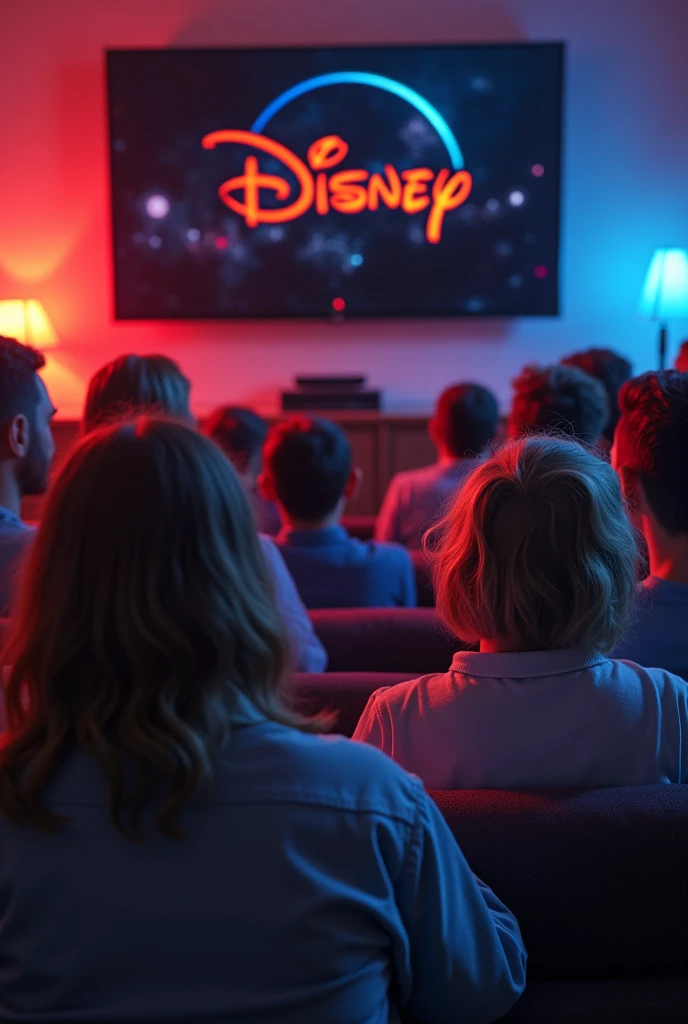 announcement of streaming services from platforms such as: Disney, Netflix, paramout, cruncyroll, vix