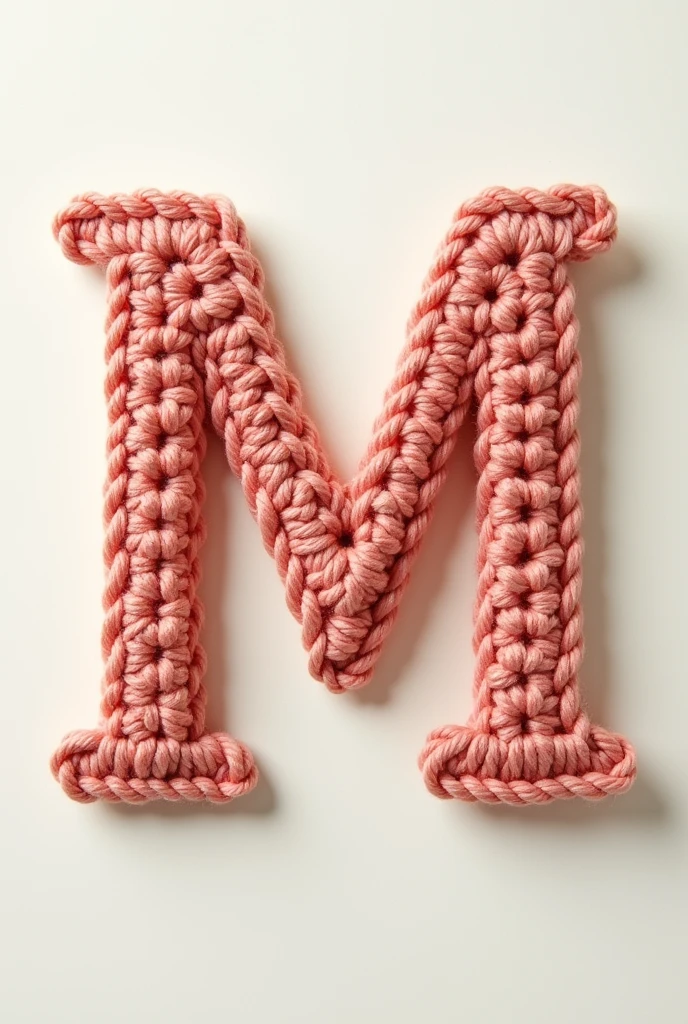 Crochet logo of the letter M