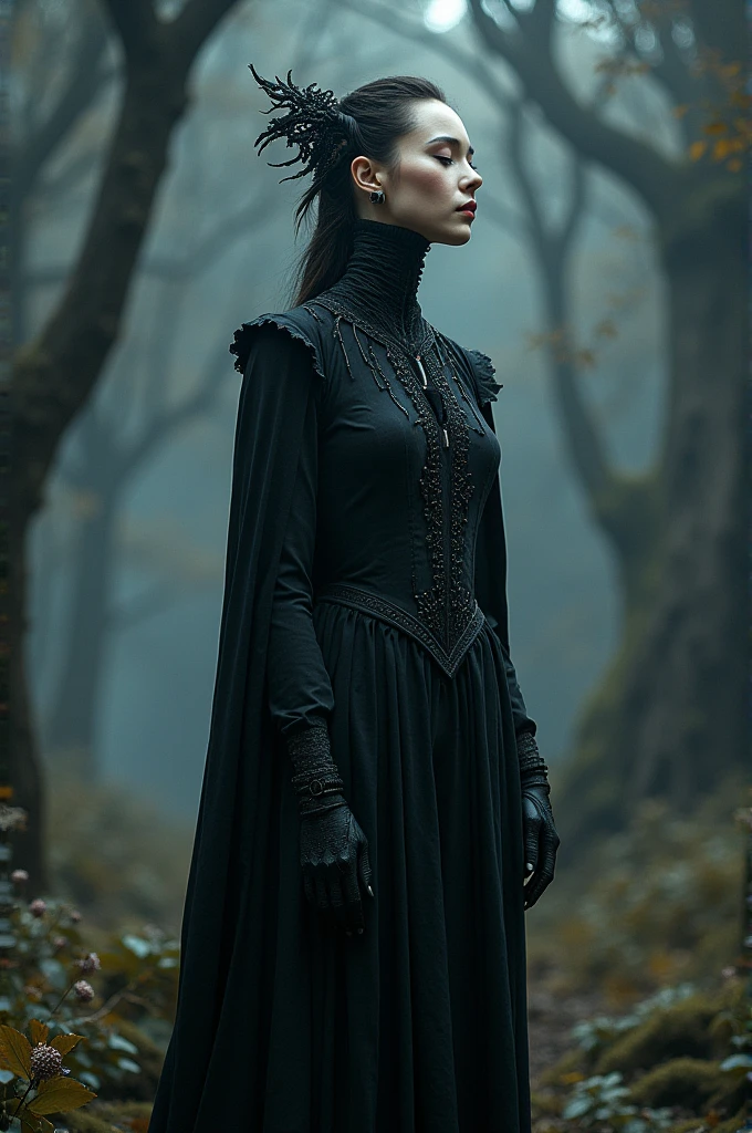 Gothic figure strikes a dynamic pose, drawing inspiration from the styles of TJ Drysdale, Guy Aroch, Dean Ellis, and Jessica Drossin, showcased against the enchanting backdrop of a Tolkien-esque magical world, high dynamic range, vibrant colors, ultra realistic, cinematic.
Removed From Image
long neck,
close eyes,
blurry,
ugly,
deformed,
noisy,
distorted,
out of focus,
bad anatomy,
extra limbs,
poorly drawn face,
poorly drawn hands
missing fingers,
nudity,
nude