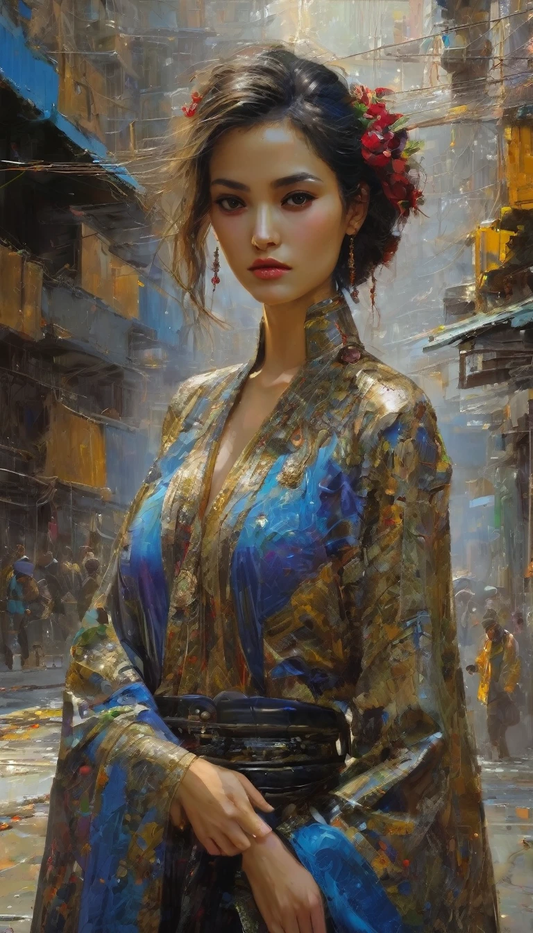 life, art inspired in Wadim Kashin, Intricate Details, Oil