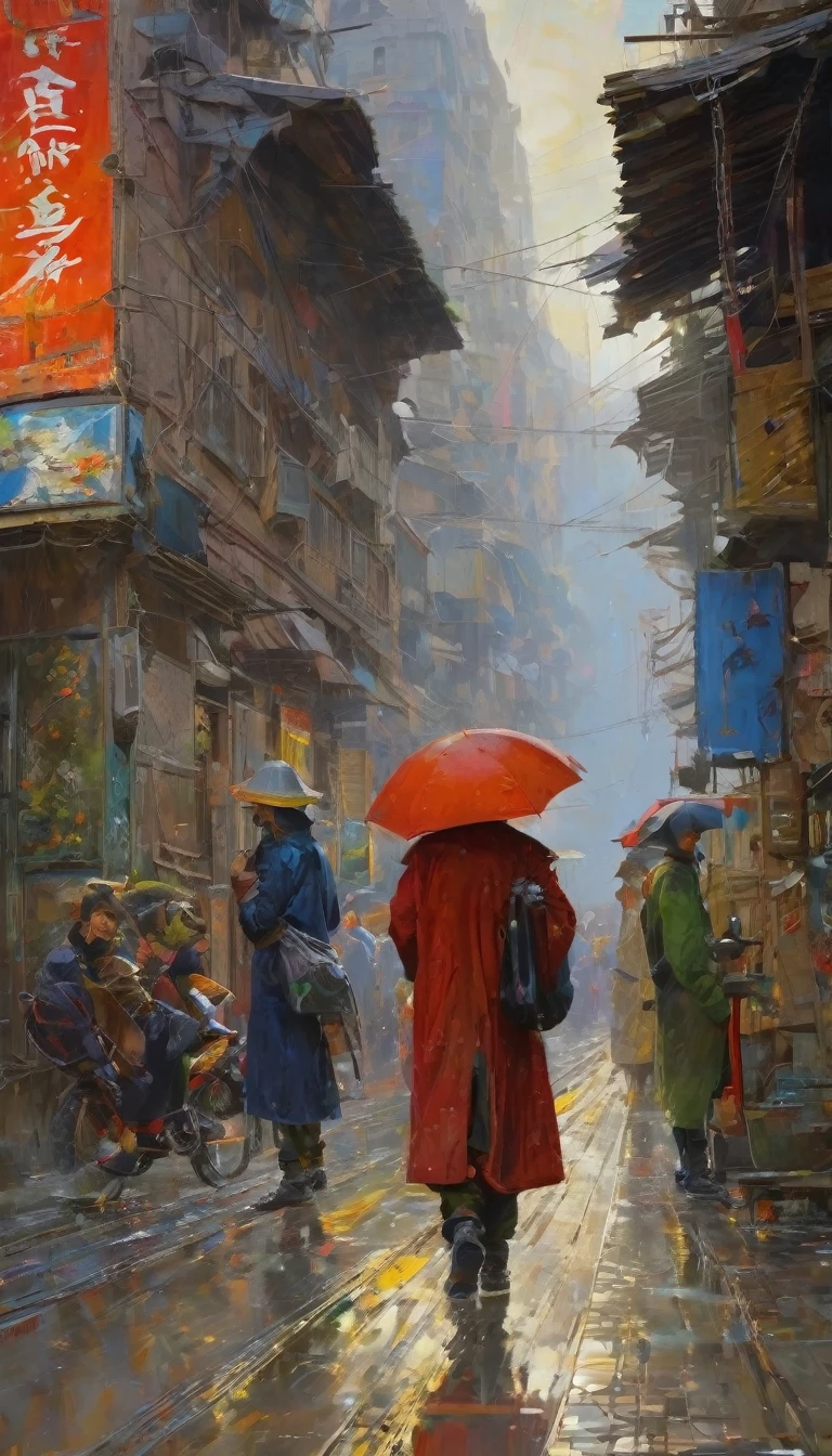 life, art inspired in Wadim Kashin, Intricate Details, Oil
