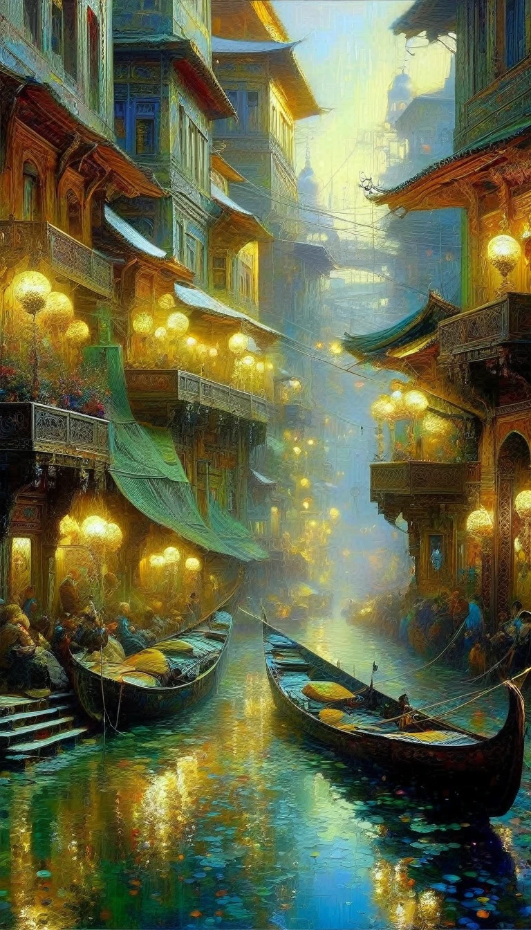 life, art inspired in Wadim Kashin, Intricate Details, Oil
