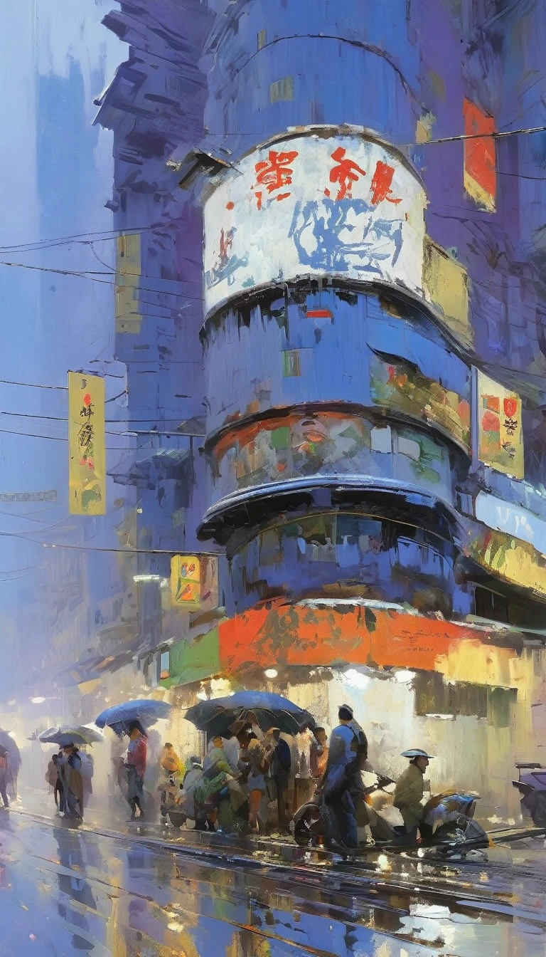 life, art inspired in Wadim Kashin, Intricate Details, Oil