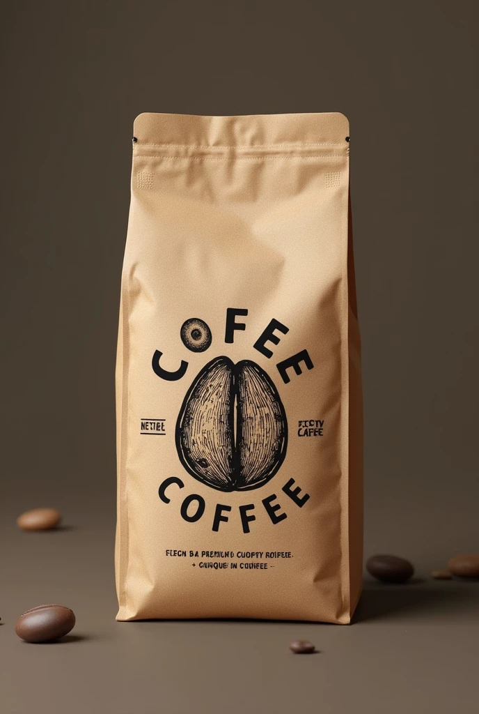 Logo and label for coffee