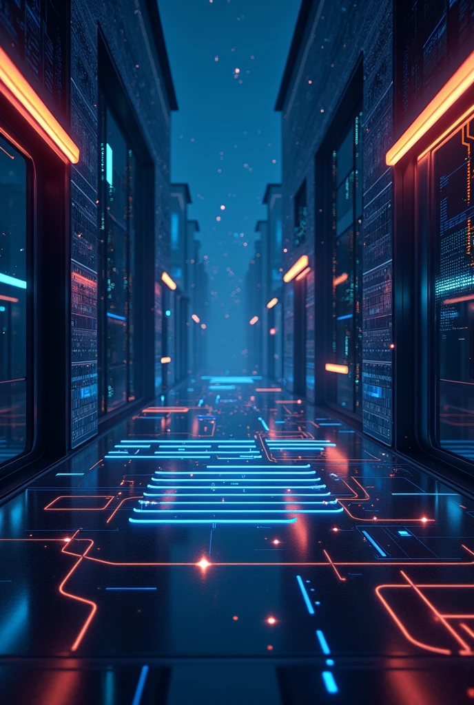 I want a technology-themed background to be used in Instagram stories, Information of interest to customers will be placed on this background. 