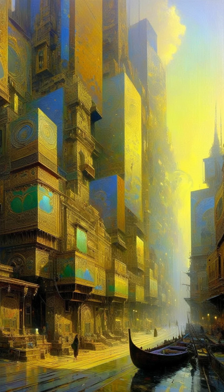 life, art inspired in Wadim Kashin, Intricate Details, Oil