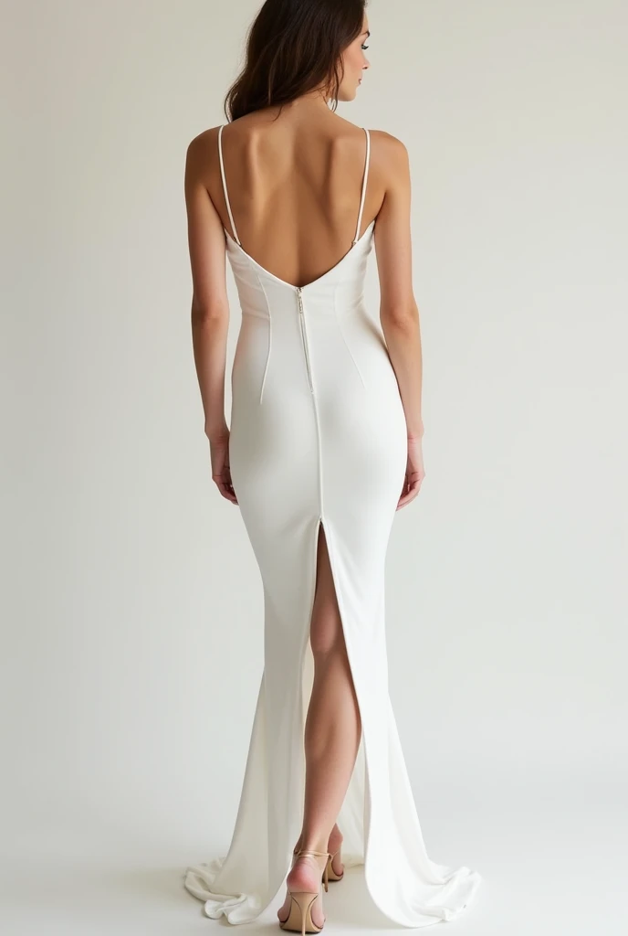shein white tight dress