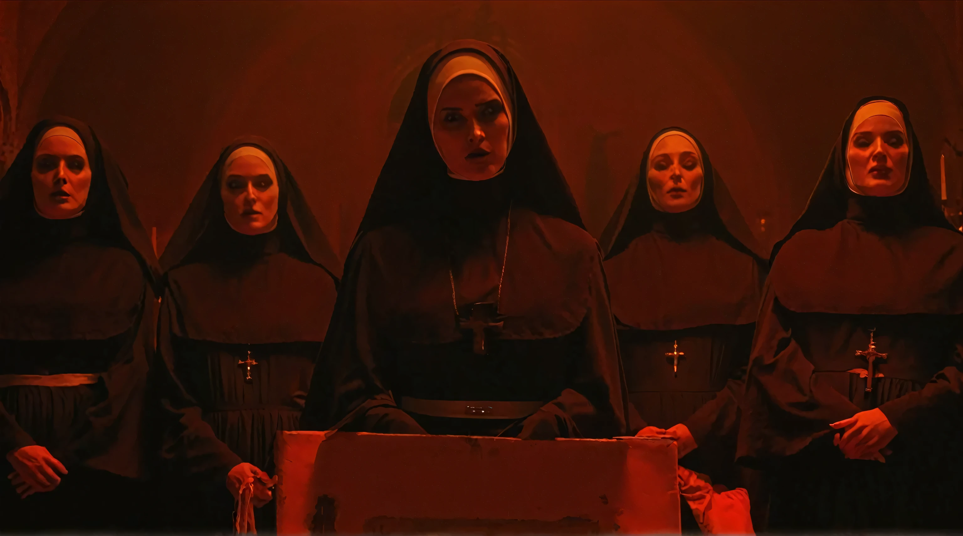horror nuns, cinematic