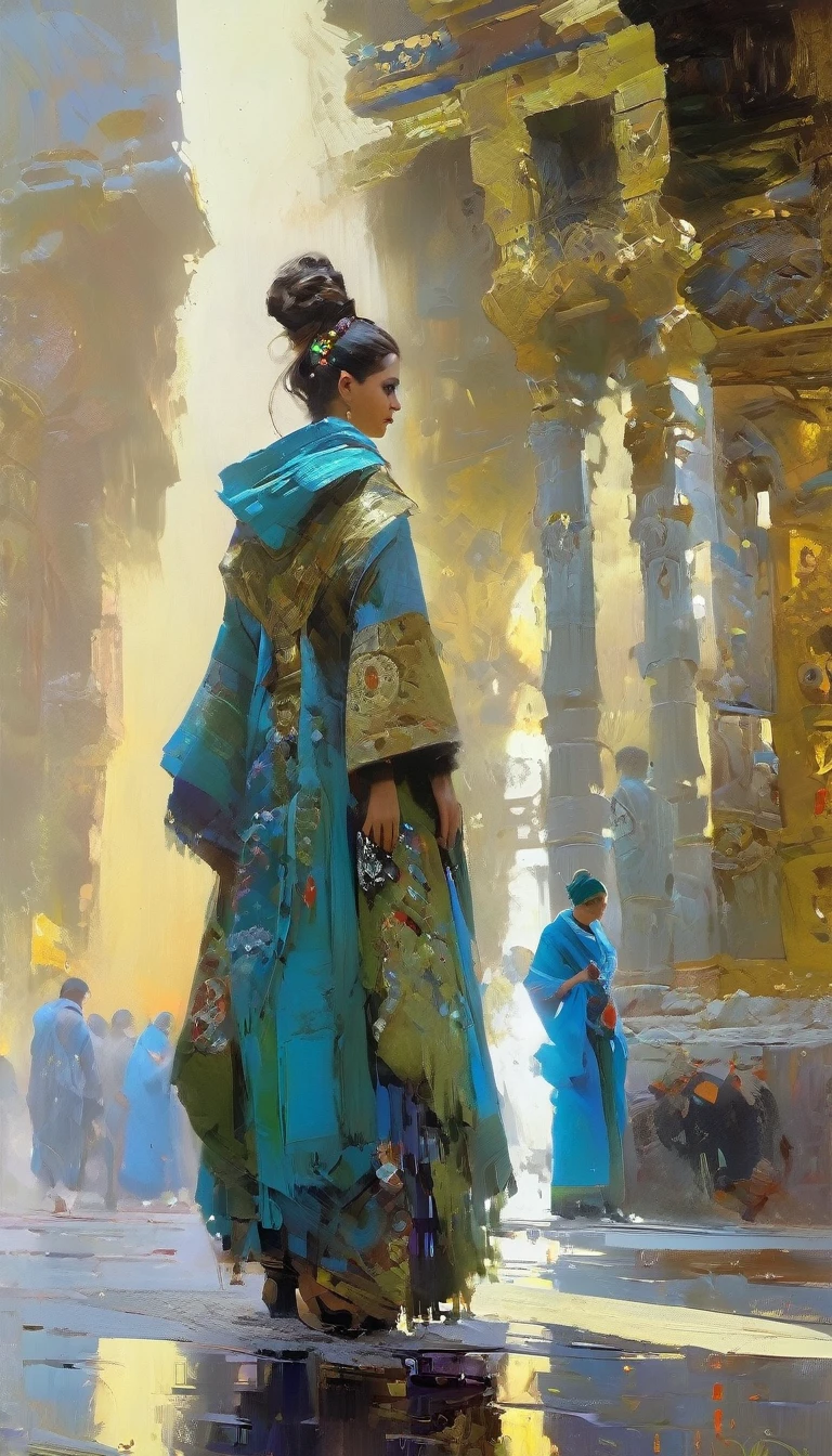 life , art inspired in Wadim Kashin, Intricate Details, Oil