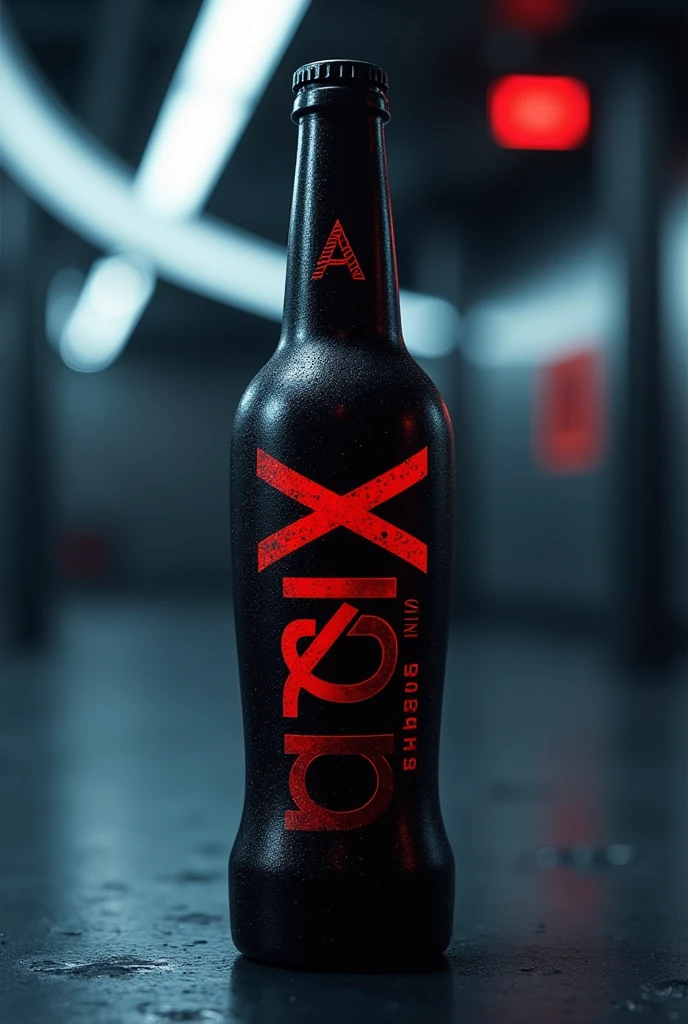 A bottle of energy drink that says deax
