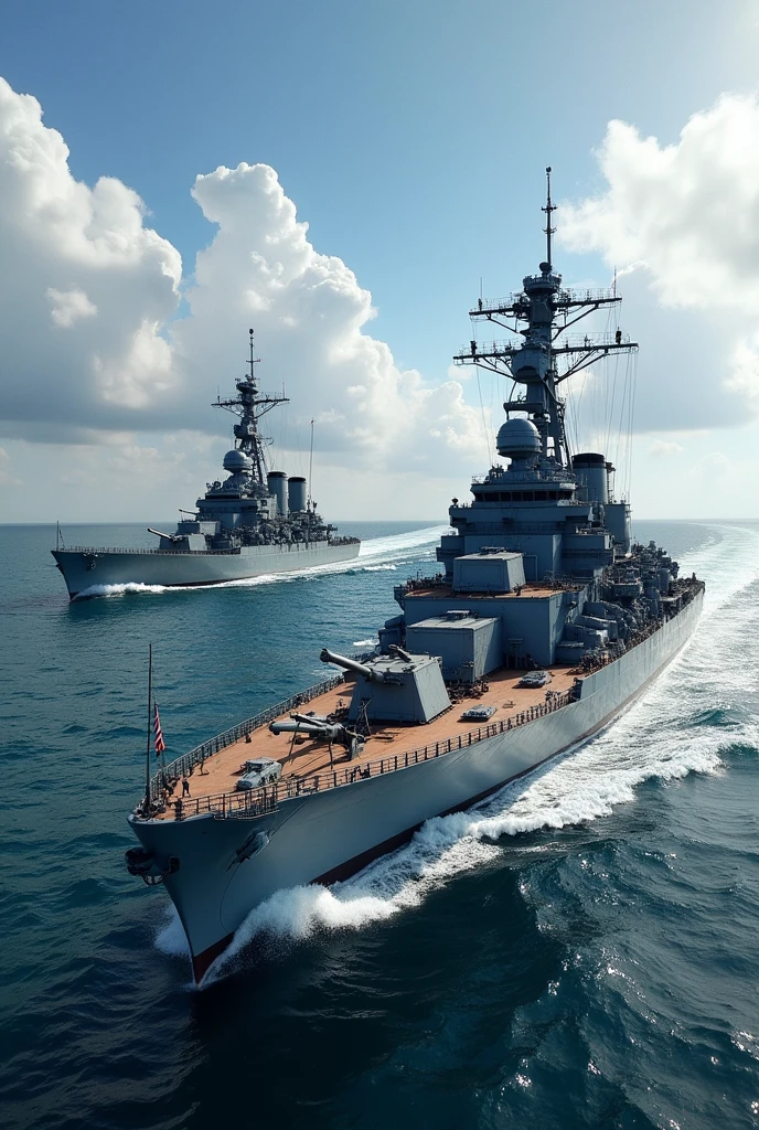 image of German and British warships, illustrating naval competition.