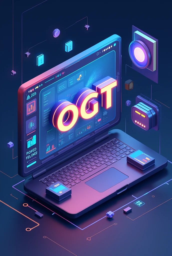 Create an image with the acronym ogt for a 2d sales server