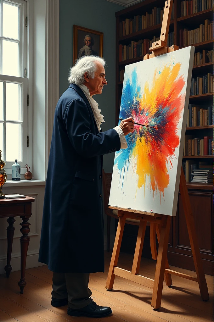 Immanuel Kant painting abstract art