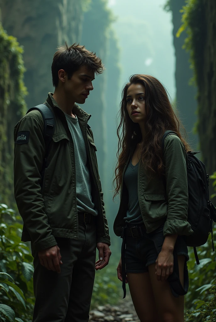 brunette next to thomas brodie sangster in maze runner