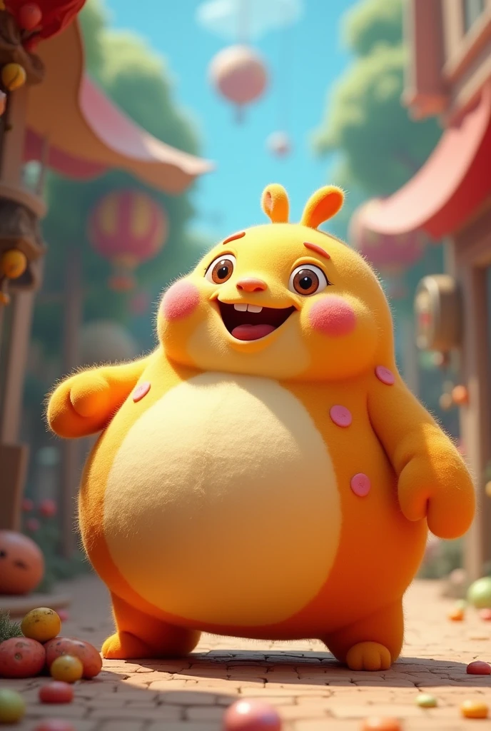 A big fat animated character