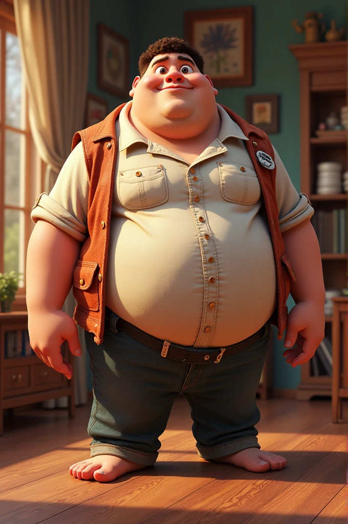 Fat and big animated characters