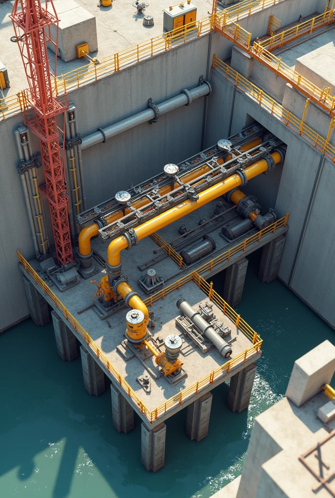 Electrical and hydraulic civil engineering 3d
