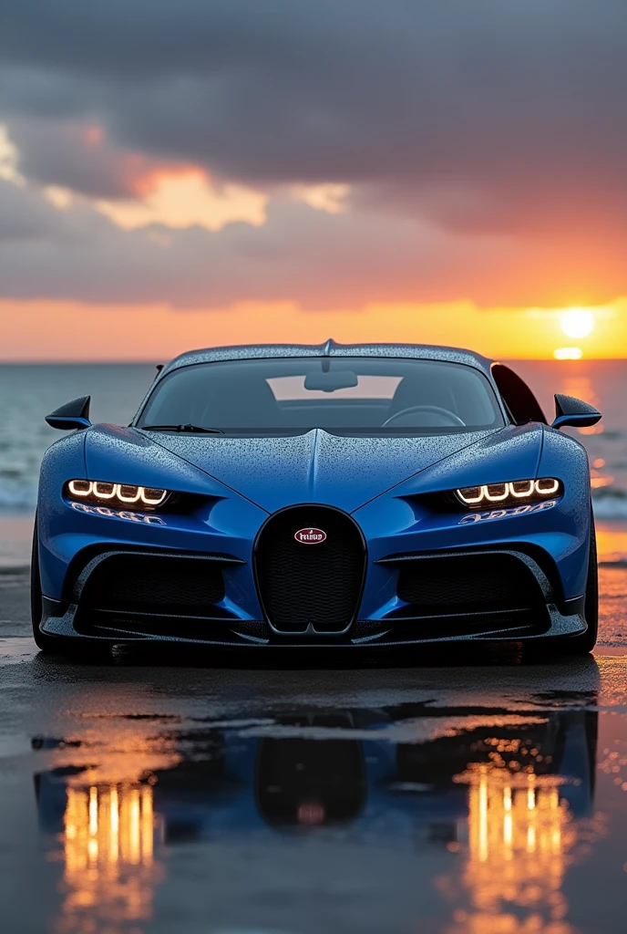 A tuned Bugatti Chiron with a 30-horsepower bi-turbo rotary engine.7 liters