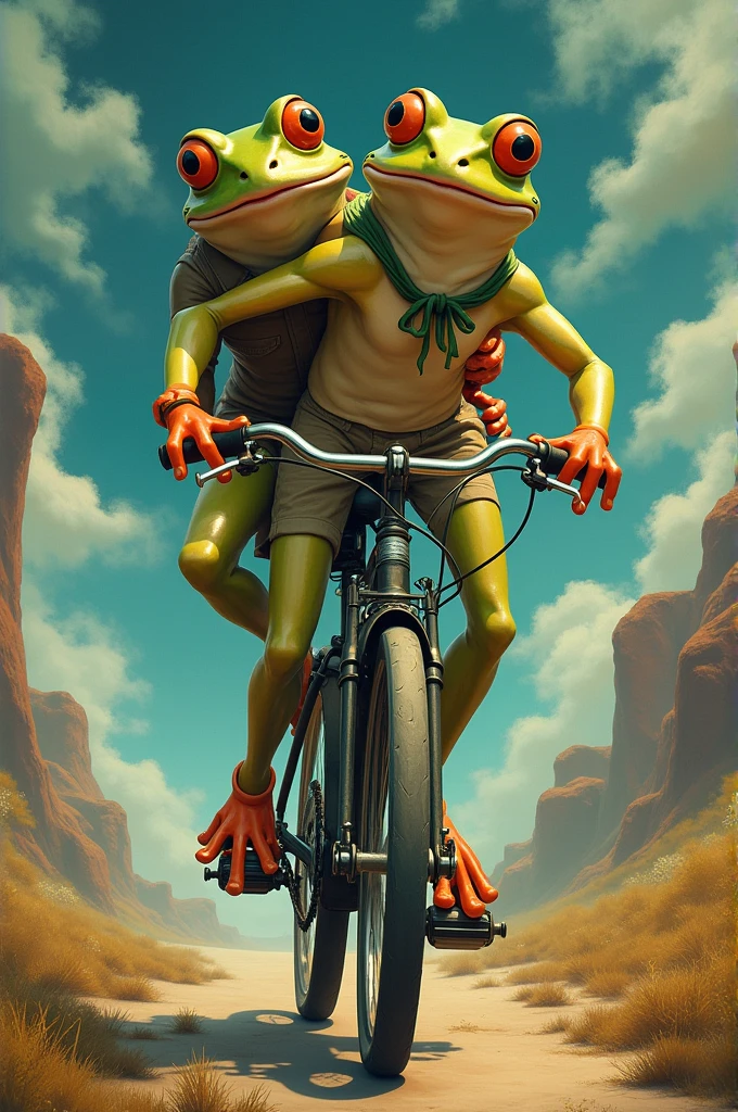 Mr. FROGS ON A BICYCLE