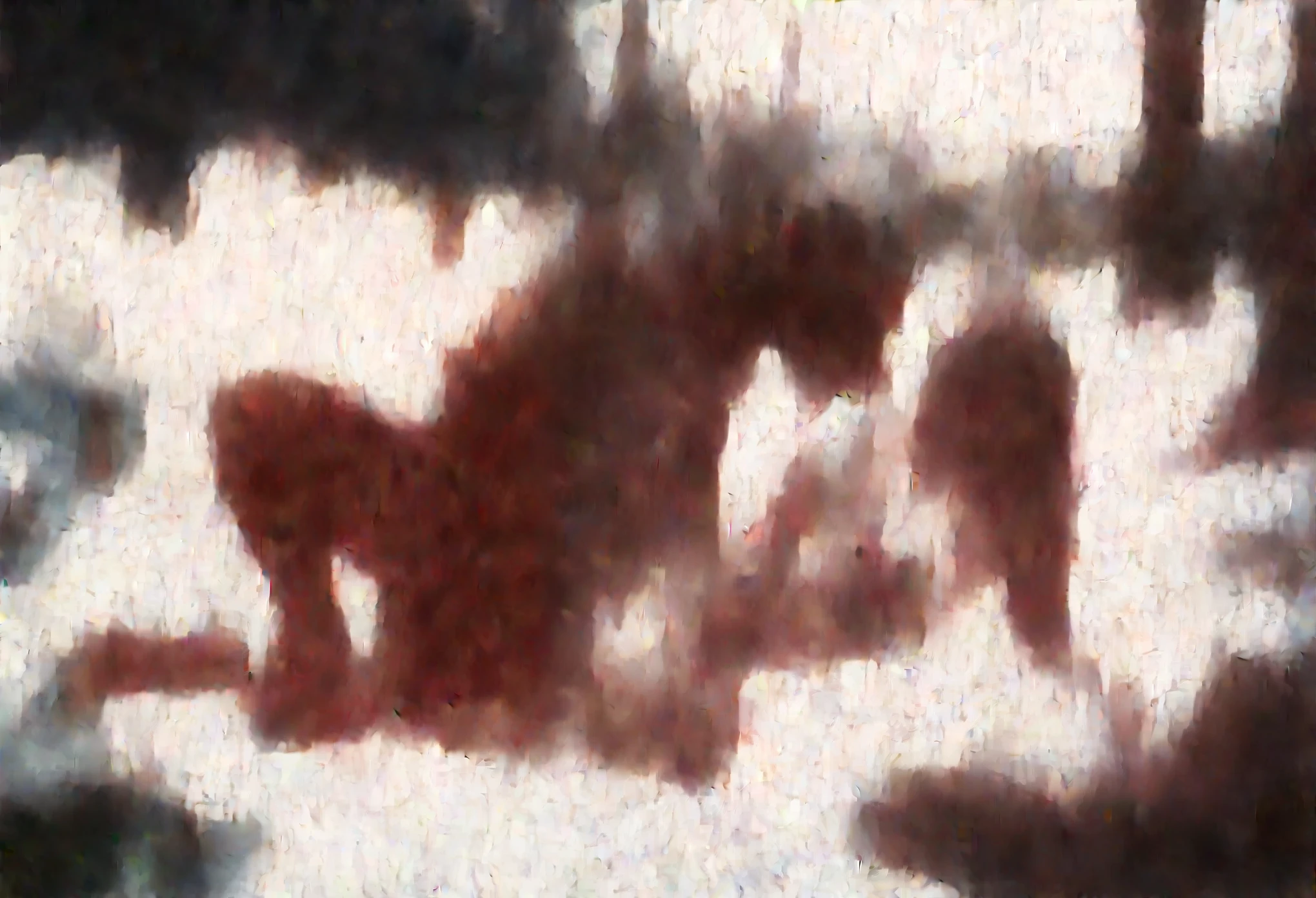 NSFW (nude) ((Anna ((human)) medium breasts, strip of pubic hair)) vaginal penetration fucking (((nude male furry red dog with red dog penis))), full body, in a deserted snowy landscape