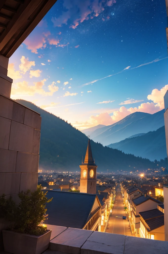 twilight sky