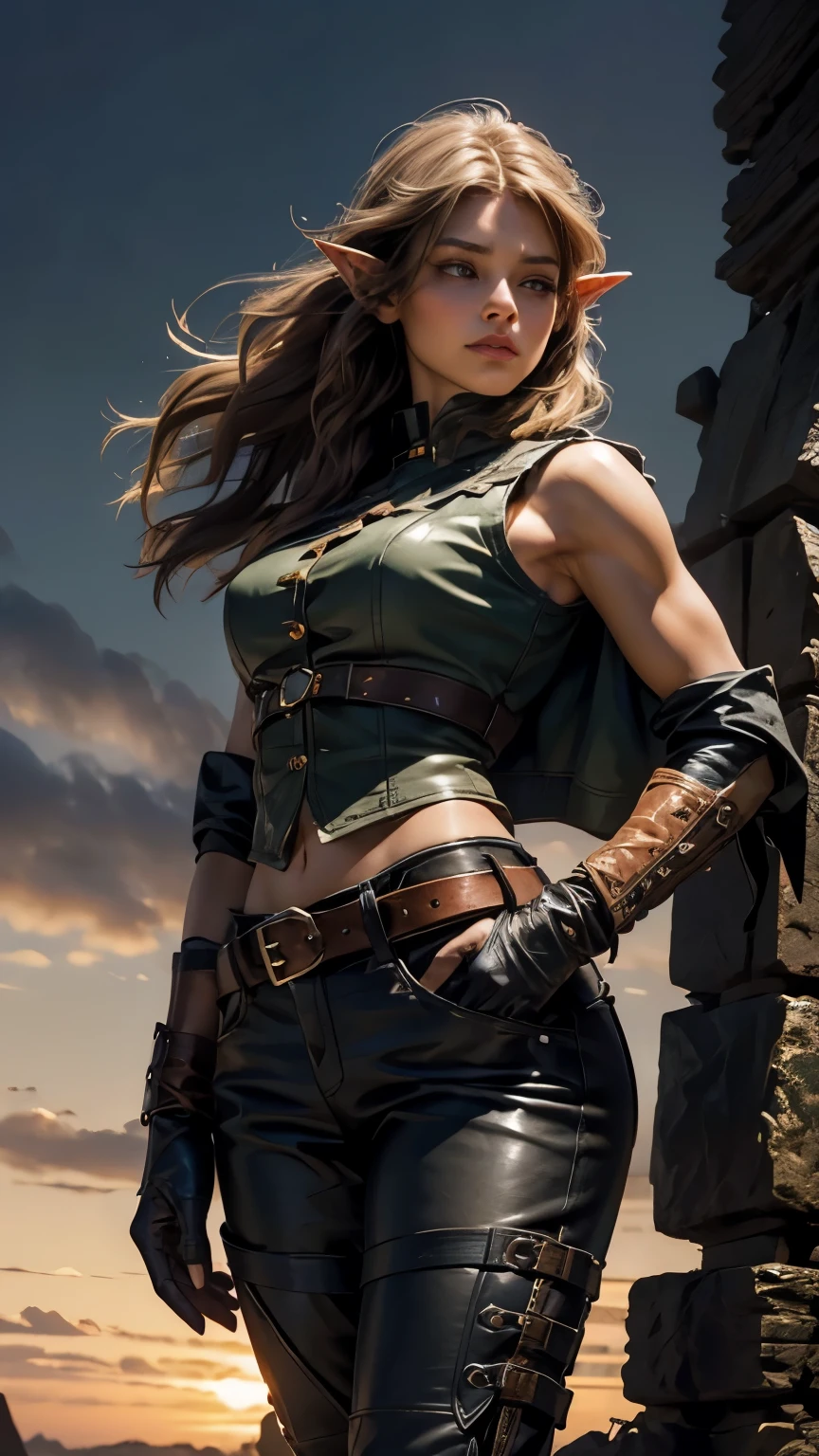 a female version of chewbacca, totally feminine, realistic, anthropomorphic, very sensual