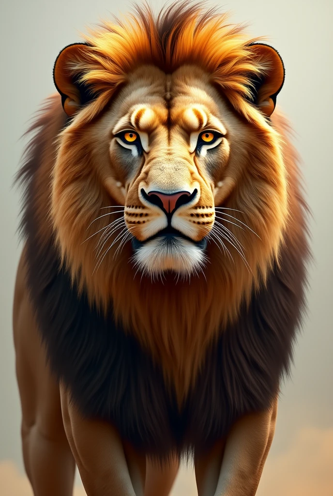Realistic image of lion