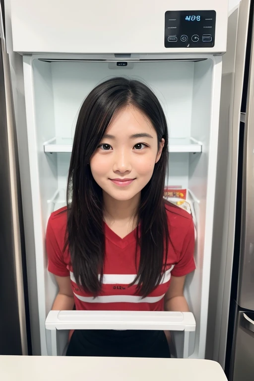 Draw a face on the fridge