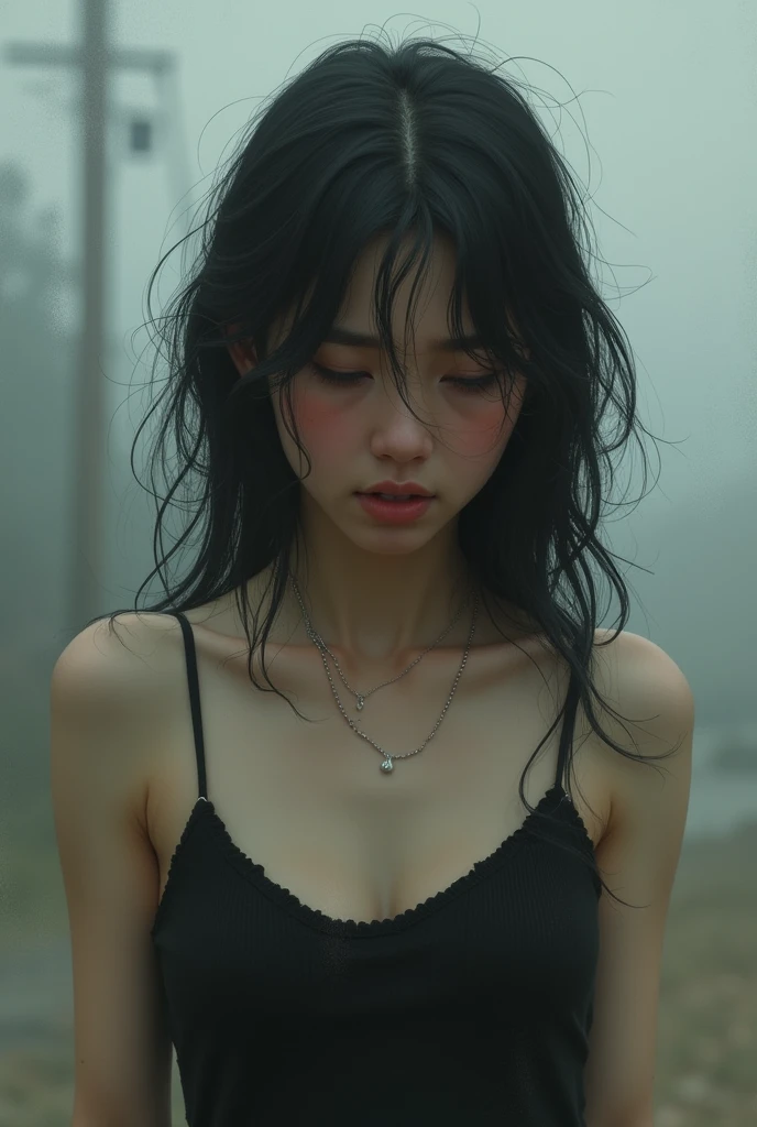 Female with anxiety