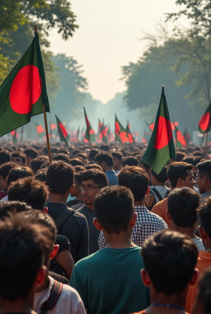 The 2024 Bangladesh quota reform movement was an anti-government[e] and pro-democracy[f] protest in Bangladesh, spearheaded primarily by university students. Initially focused on restructuring discriminatory traditional and quota-based systems for government job recruitment, the movement expanded against what many perceive as an authoritarian government when hundreds of protestors and civilians, most of whom were students, were killed.[g] The majority of the fatalities were caused by gunshots fired by the police and other government forces, using lethal and deadly weapons,[93] against unarmed protestors and non-protesting civilians, including children and pedestrians