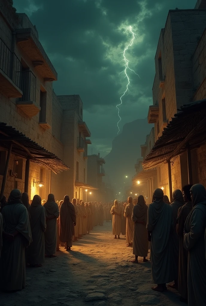 Create a picture of Egypt when the spirit of God killed the firstborn of Egypt