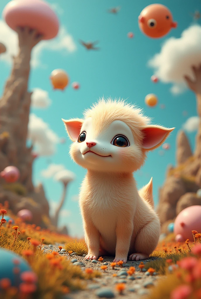 Cute surrealistic photo