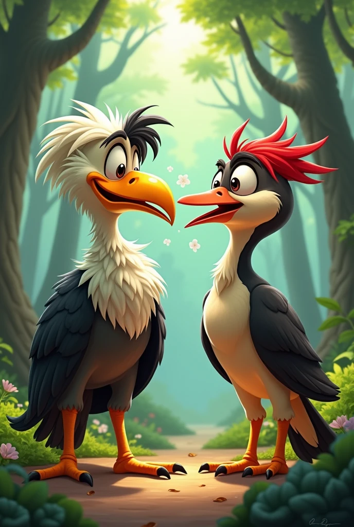Zeca Vulture farts in Woodpecker's face